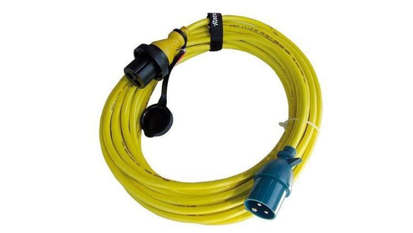 Kabel do zasilania 16A Ratio Electric 3x2,5mm2, 15m, 2821
