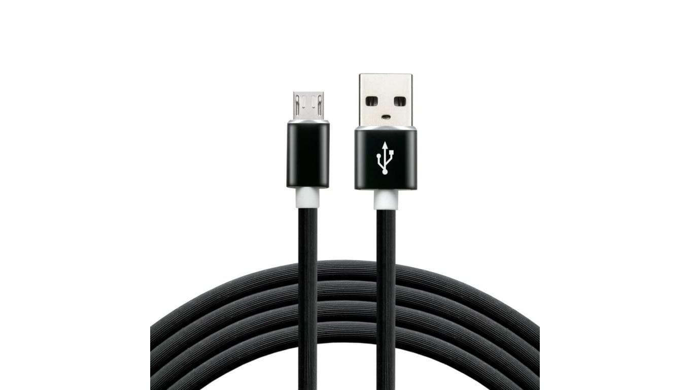 Kabel przewód silikonowy USB - micro USB everActive CBS-1.5MB 150cm z obsługą szybkiego ładowania do 2,4A czarny