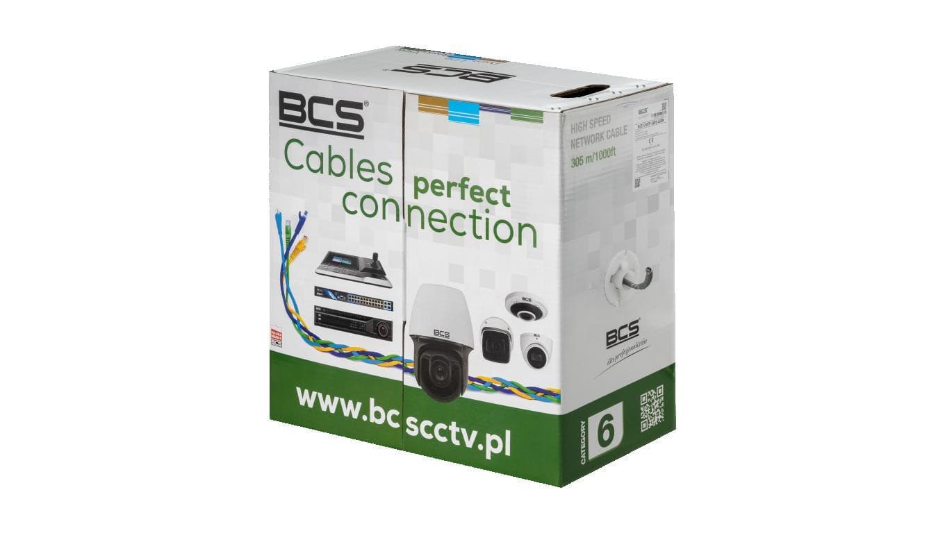Kabel teleinformatyczny BCS-U/UTP-CAT6-LSOH /305m/