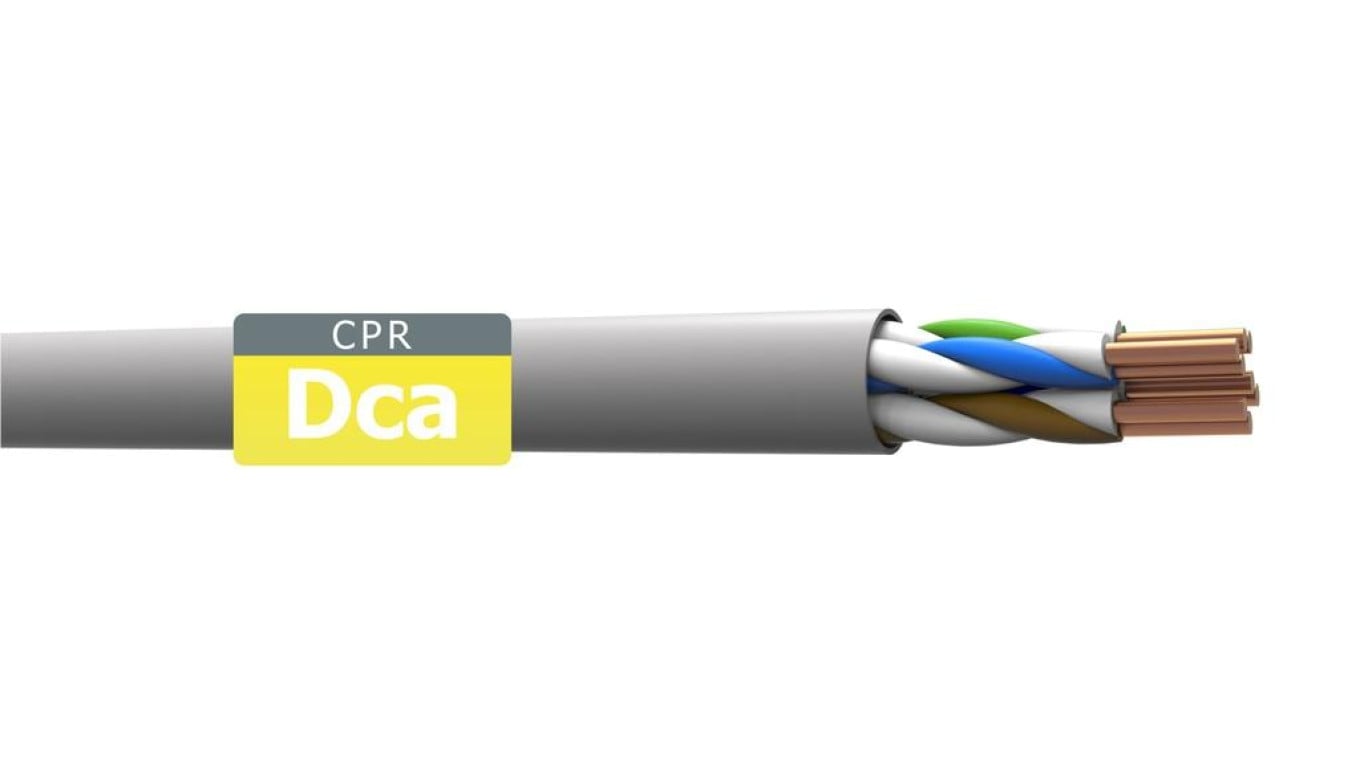 Kabel teleinformatyczny tcU/UTP kat. 5e Cu LSZH Dca (500m)