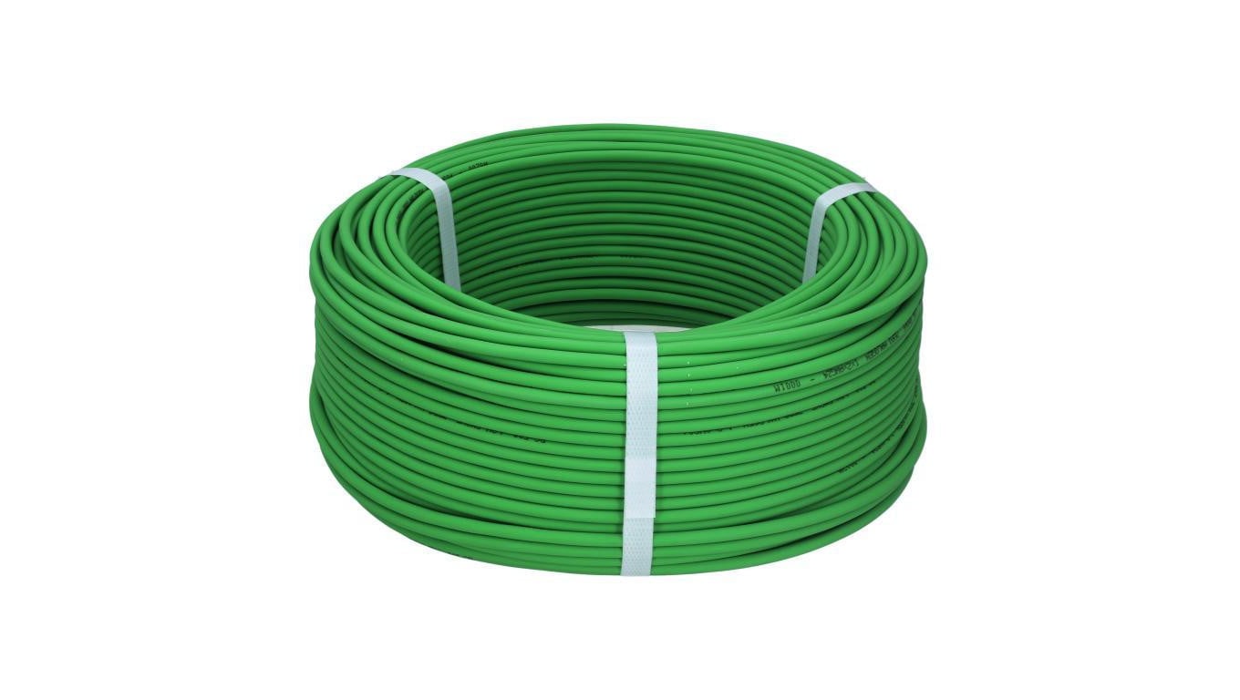 Kabel transmisyjny BC-500 1x2x0,20mm2 do magistrali szeregowej RS485 zielony 300V ekranowany bezhalogen B2ca CAE DATA 1 /100m/
