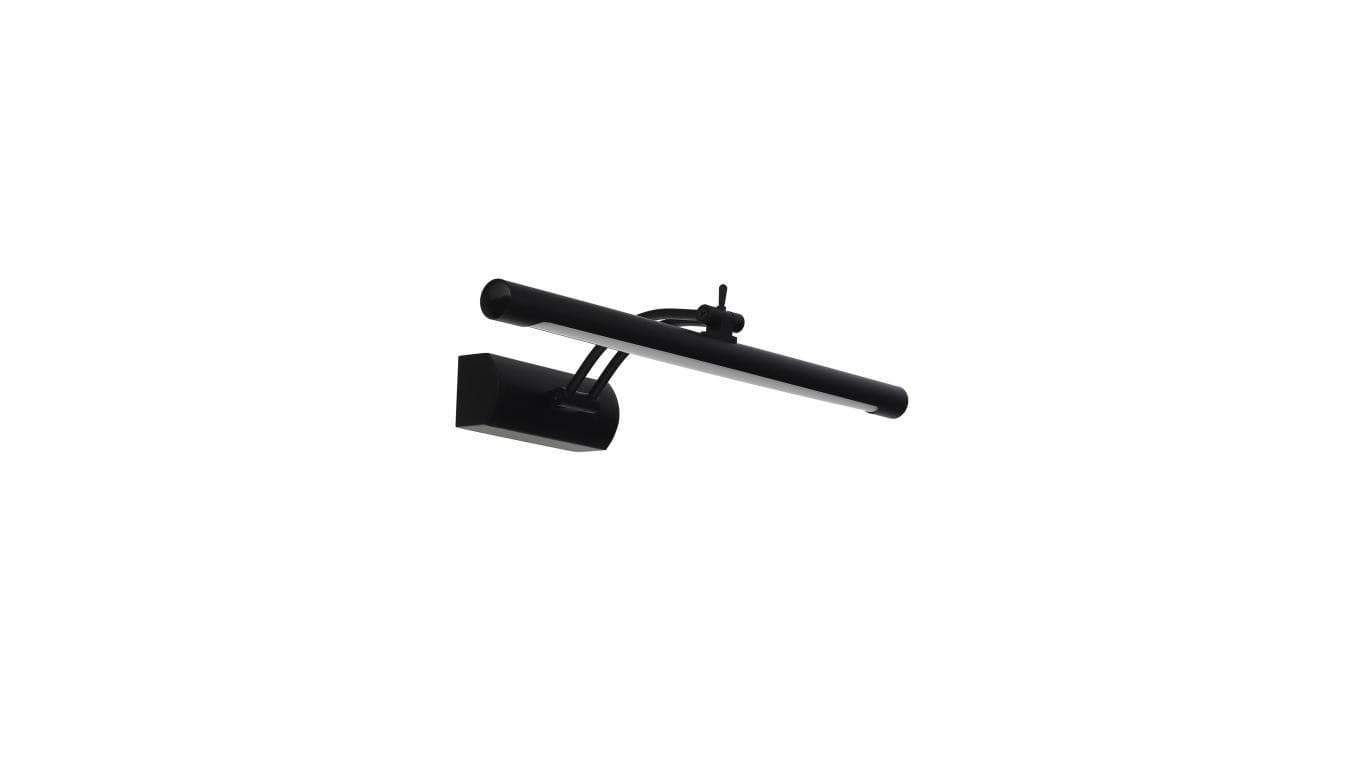Kinkiet łazienkowy nad lustro/ pokojowy LED, 8W, 570lm, 4200K, IP45, czarny, ANKA-8 HOROZ