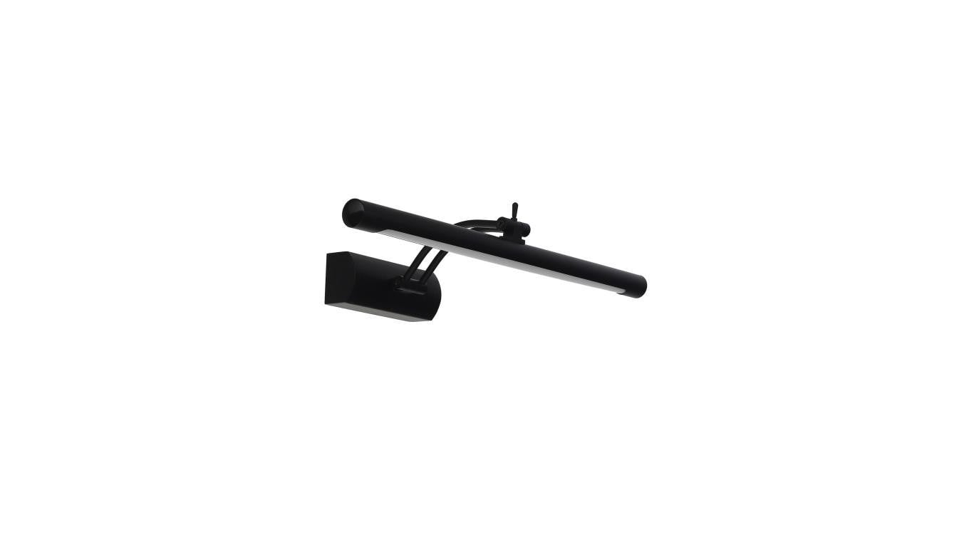 Kinkiet łazienkowy nad lustro/ pokojowy LED, 8W, 570lm, 4200K, IP45, czarny, ANKA-8 HOROZ