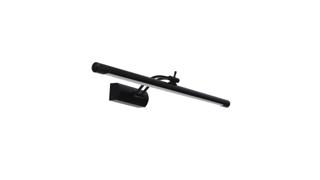 Kinkiet łazienkowy nad lustro/do pokoju LED, 12W, 850lm, 4200K, IP45, czarny, ANKA-12 HOROZ