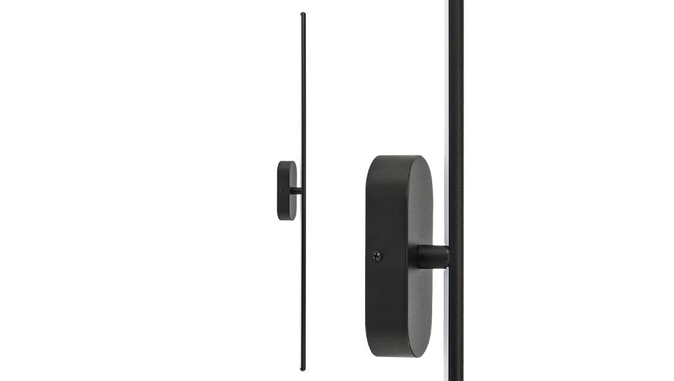 Kinkiet ścienny LED 14W, 680lm, 4200K, IP44, czarny, SALDA-14 HOROZ