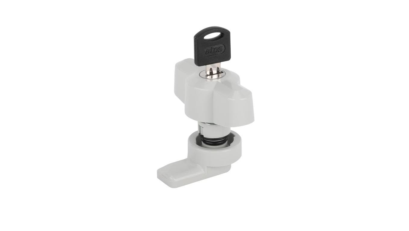 Klamka z zamkiem patentowym do szafki instalacyjnej IP-65 z tworzywa sztucznego 4/M/0007050007210000