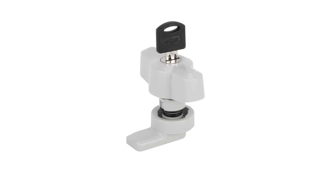 Klamka z zamkiem patentowym do szafki instalacyjnej IP-65 z tworzywa sztucznego 4/M/0007050007210000