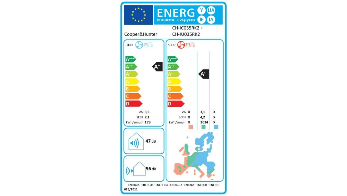 Klimatyzator CooperiHunter, Kasetonowy 2, CH-IC035RK2 (jedn. wewn), 3,5 kW, 5 lat gwarancji, Chłodzenie i Grzanie, WiFi, LCAC
