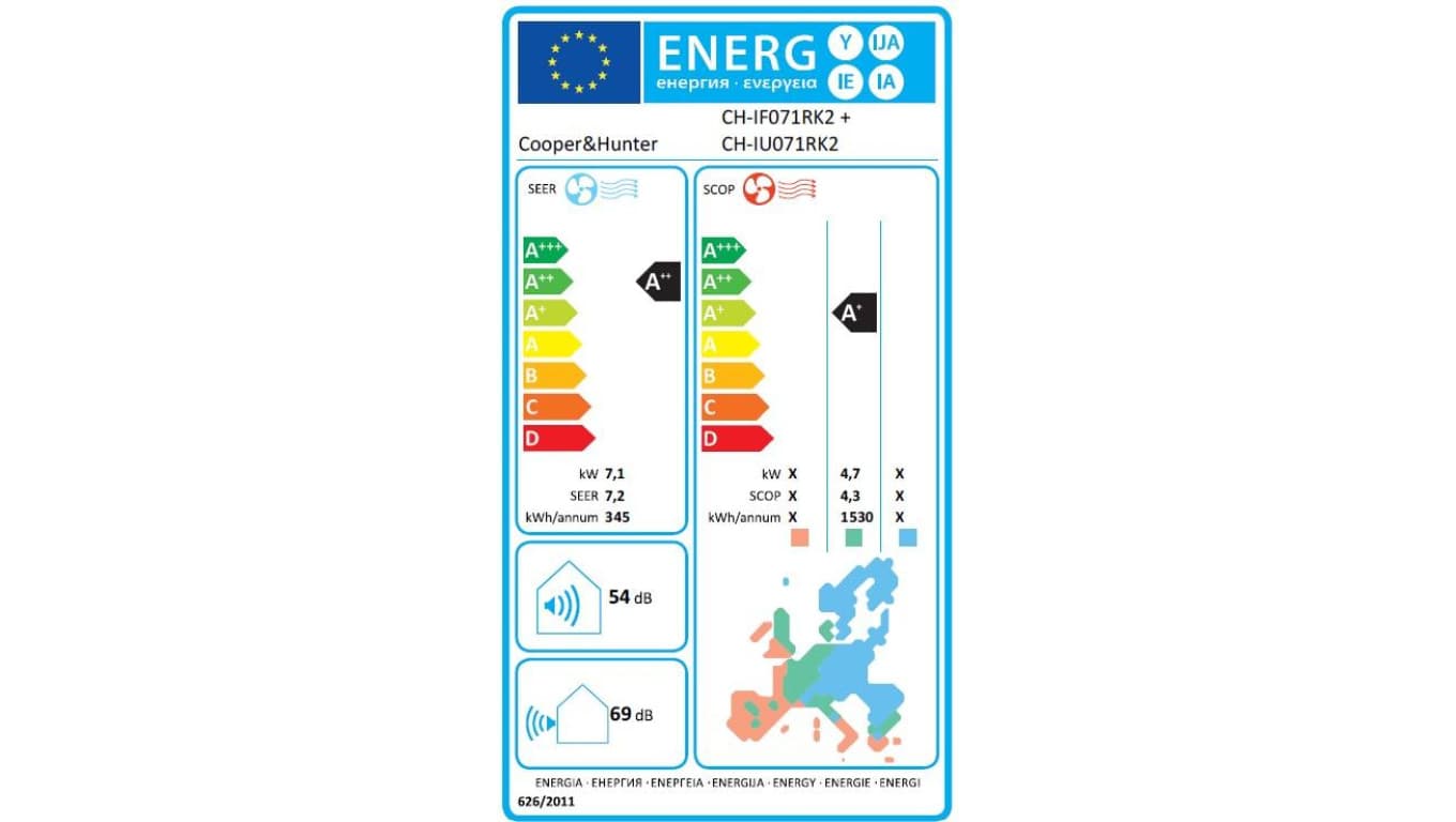 Klimatyzator CooperiHunter, Przypodłogowo-podsufitowy 2, CH-IF071RK2 (jedn. wewn), 7,1 kW, 5 lat gwarancji, WiFi, LCAC