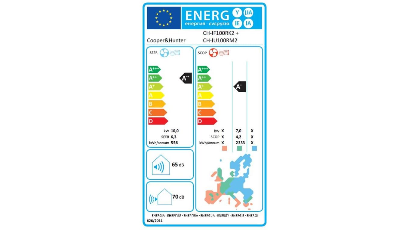 Klimatyzator CooperiHunter, Przypodłogowo-podsufitowy 2, CH-IF100RK2 (jedn. wewn), 10,0 kW, 5 lat gwarancji, WiFi, LCAC