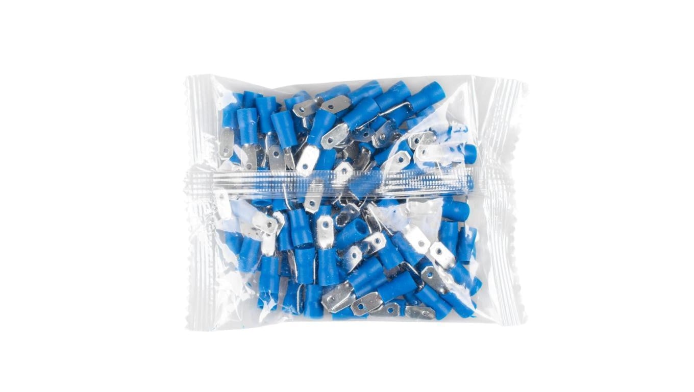 Konektory izolowane Męskie 1,5-2,5mm2 4,8mm niebieskie 100 szt. VA0394 Vayox