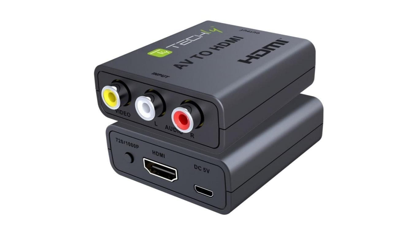 Konwerter AV Composite Video + audio 3x RCA na HDMI 1080p
