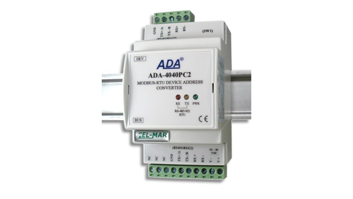 Konwerter Adresu Urządzenia z MODBUS-RTU ADA-4040PC2-1-23