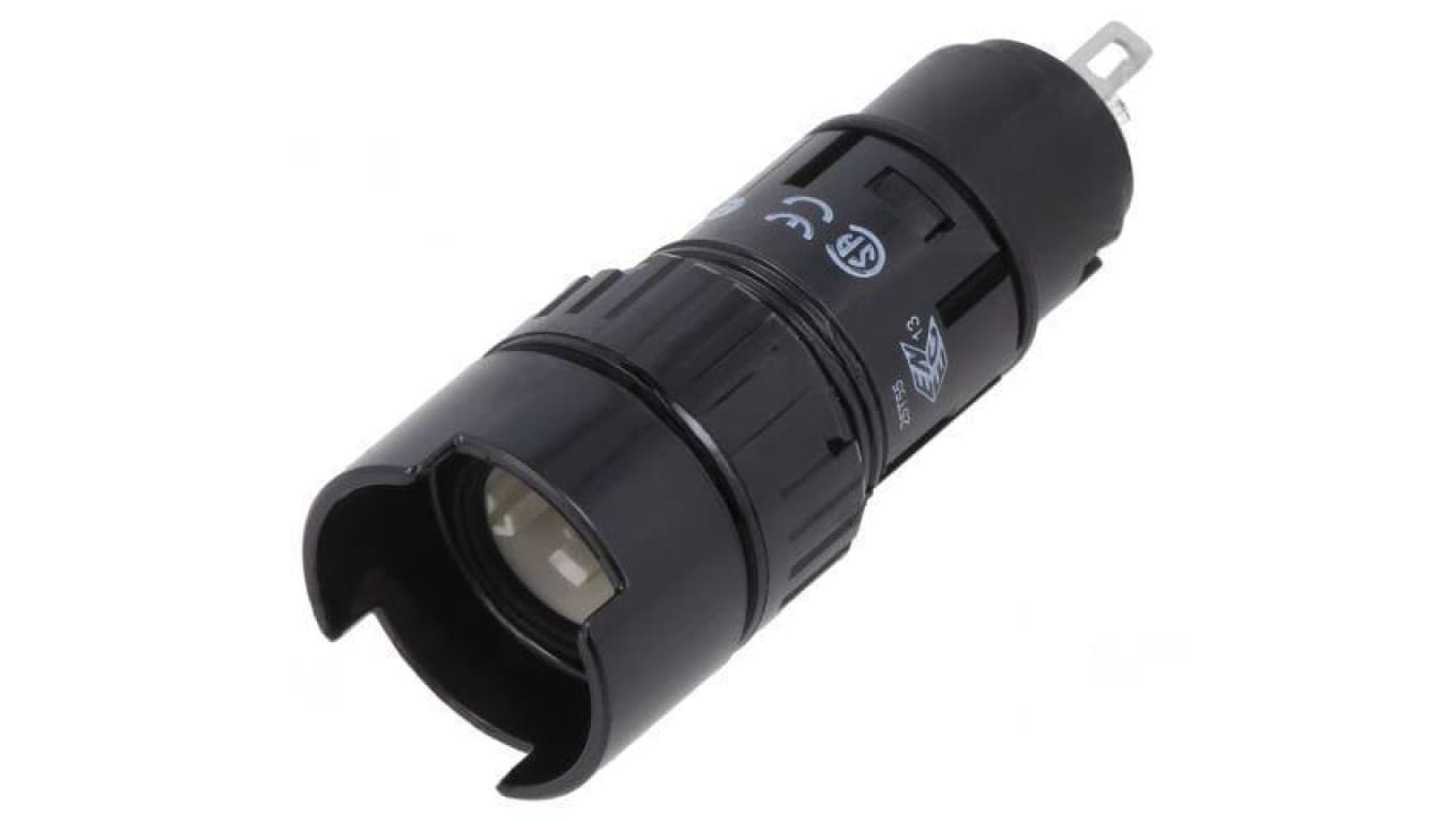 Korpus 16mm 61 Ø16,3mm IP65 plastik Wym.czoła Ø18mm 61-0010.02
