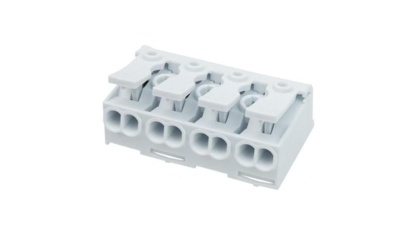 Kostka Elektryczna z Dźwignią Szybkozłączka 4x0.75-2.5mm2 450V VDE DGN 3770
