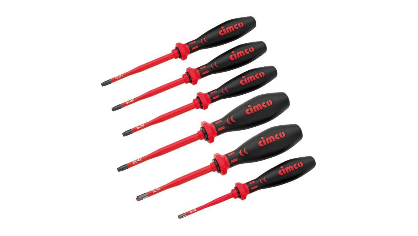 Kpl. wkrętaków izol. VDE-TORX SLIM (6) 117854 Cimco