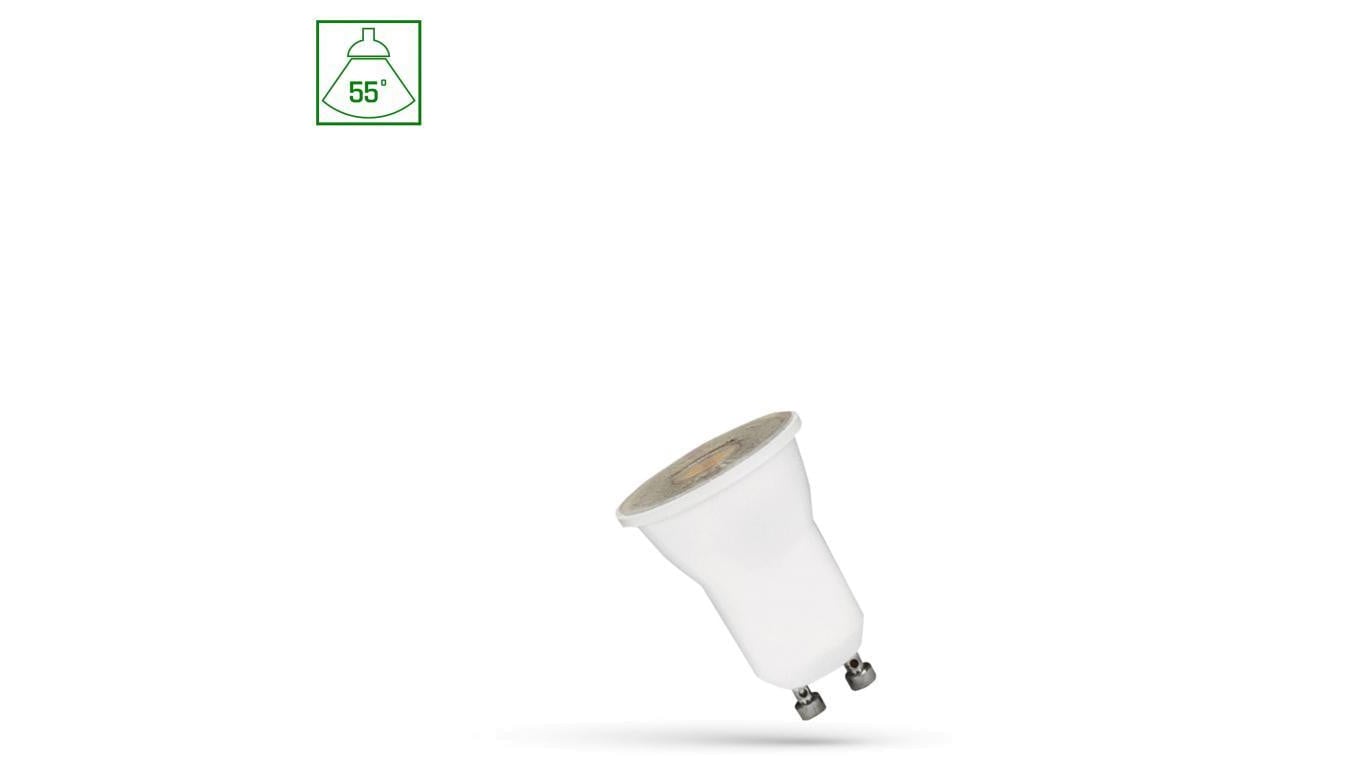 Żarówka LED MR11 GU10 230V 2W 120lm 3000K 55st