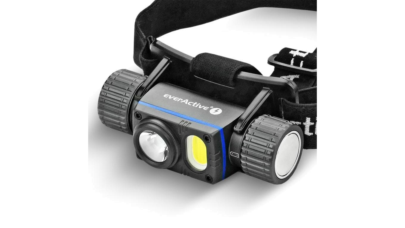 Ładowalna latarka czołowa LED everActive HL-2000R Force PRO
