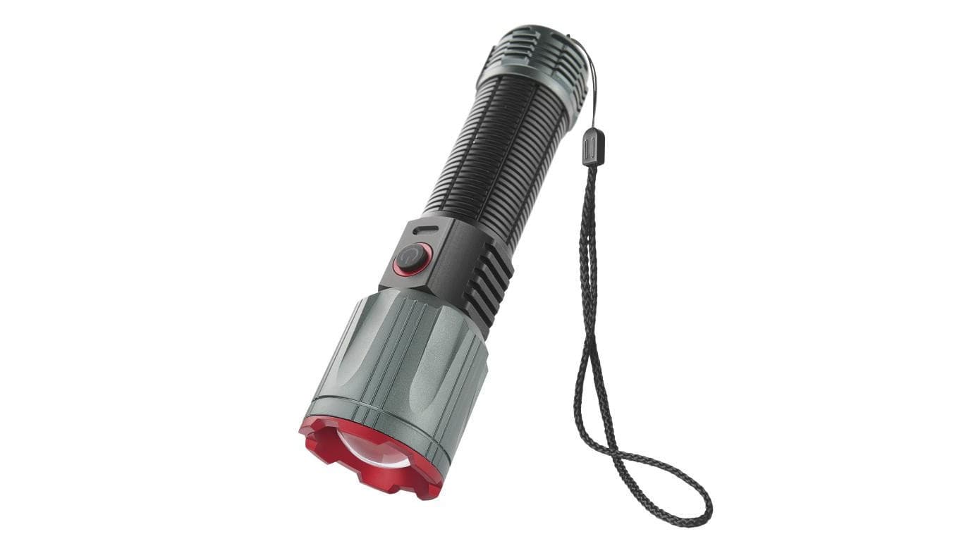 Latarka metalowa LED 3000 lm, 5000 mAh, ładowalna P3122