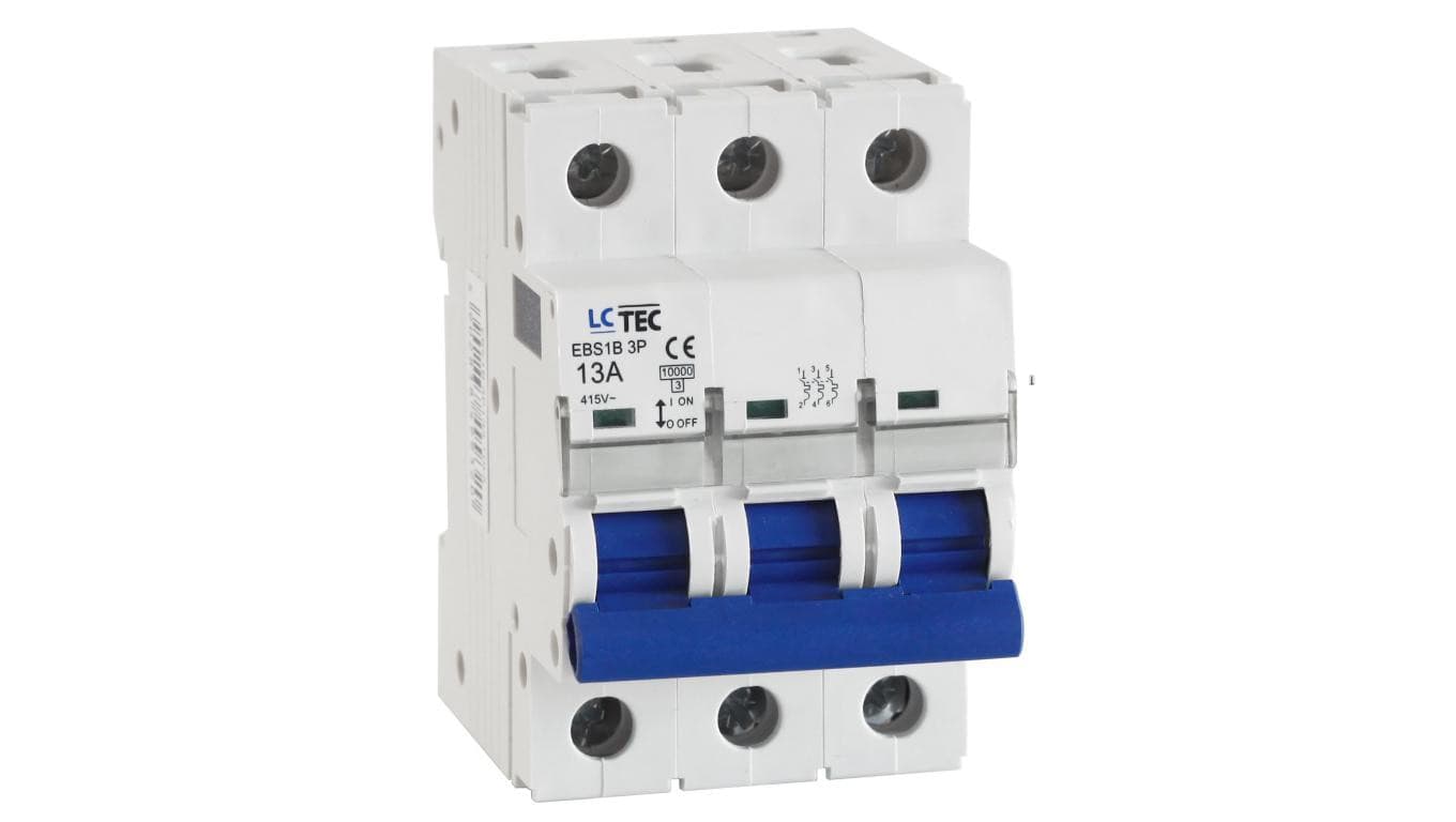 LcTec Ogranicznik mocy EBS1B 1P 10A 10KA