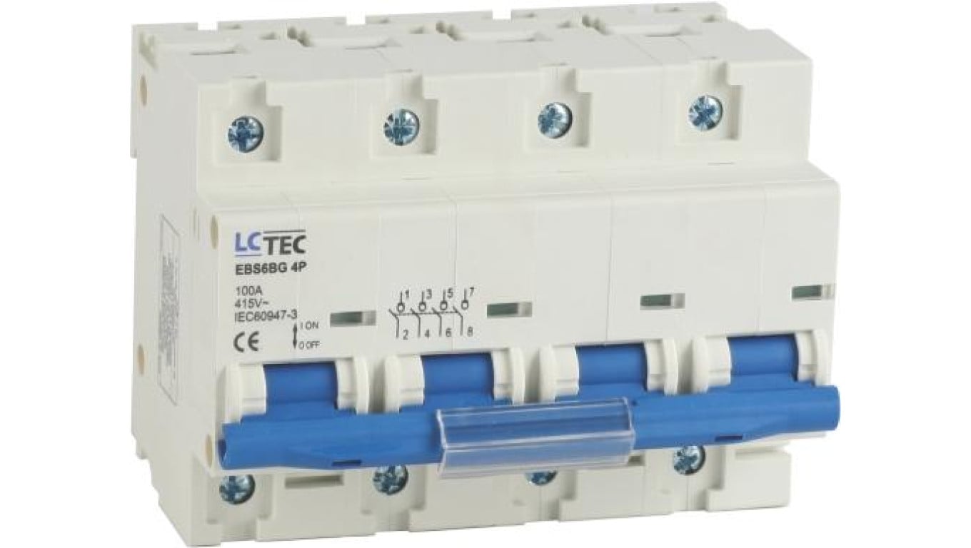 LcTec Rozłącznik izolacyjny z funkcją wyzwalacza 4P 125A EBS6BG