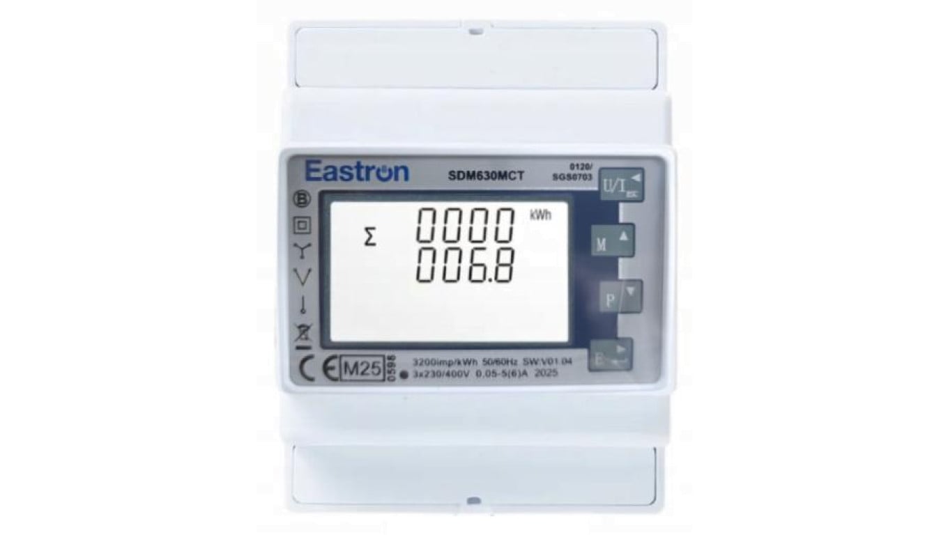 Licznik energii 3-faz trójfazowy LCD do przekładników prądowych MODBUS zdalny MID