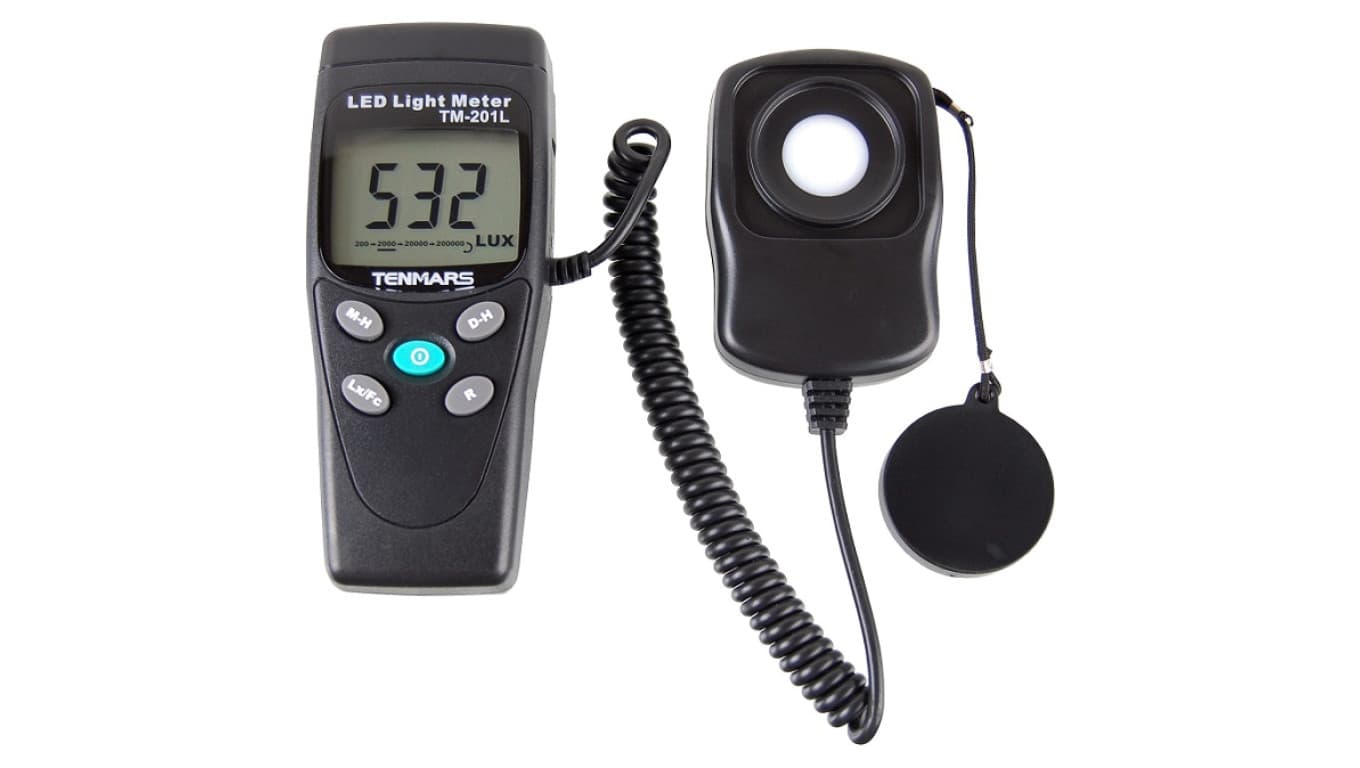 Luksomierz 0,1~200000 lx do diod LED TENMARS TM201L