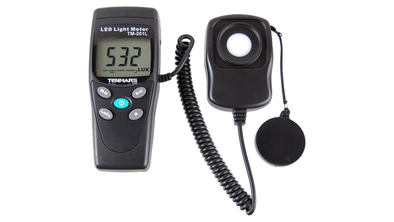 Luksomierz 0,1~200000 lx do diod LED TENMARS TM201L