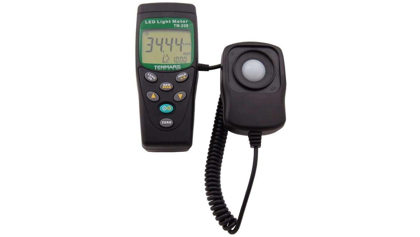 Luksomierz do LED 0,01~400 000 lx Tenmars TM209