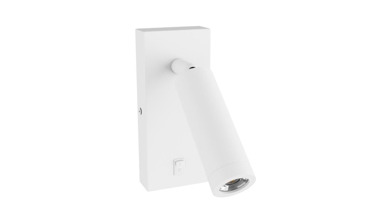 Kinkiet MADARA SLIM MR11 SWITCH biały z włącznikiem