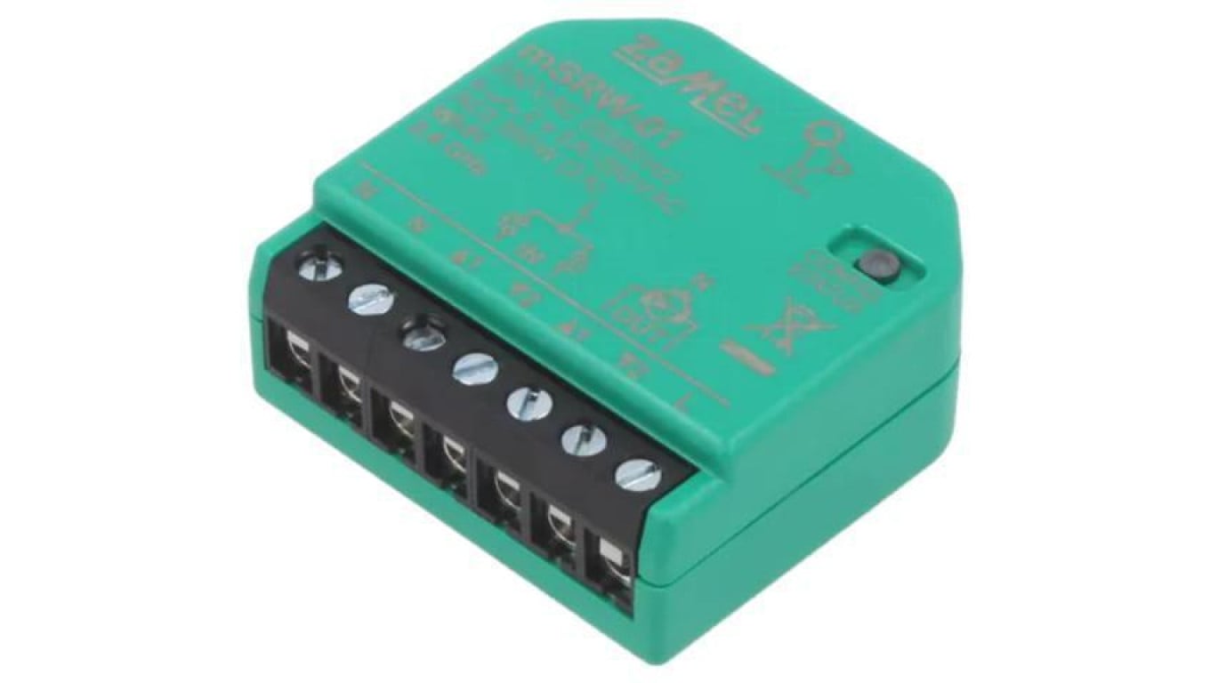 Sterownik rolet, dopuszkowy, 230VAC, IP20, -10÷55C, Output: 2 MSRW-01