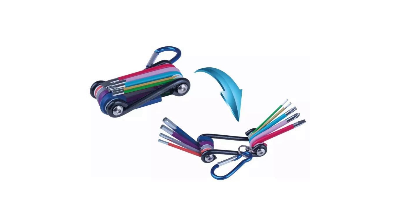 Multitool - multinarzędzie rowerowe 9 el.
