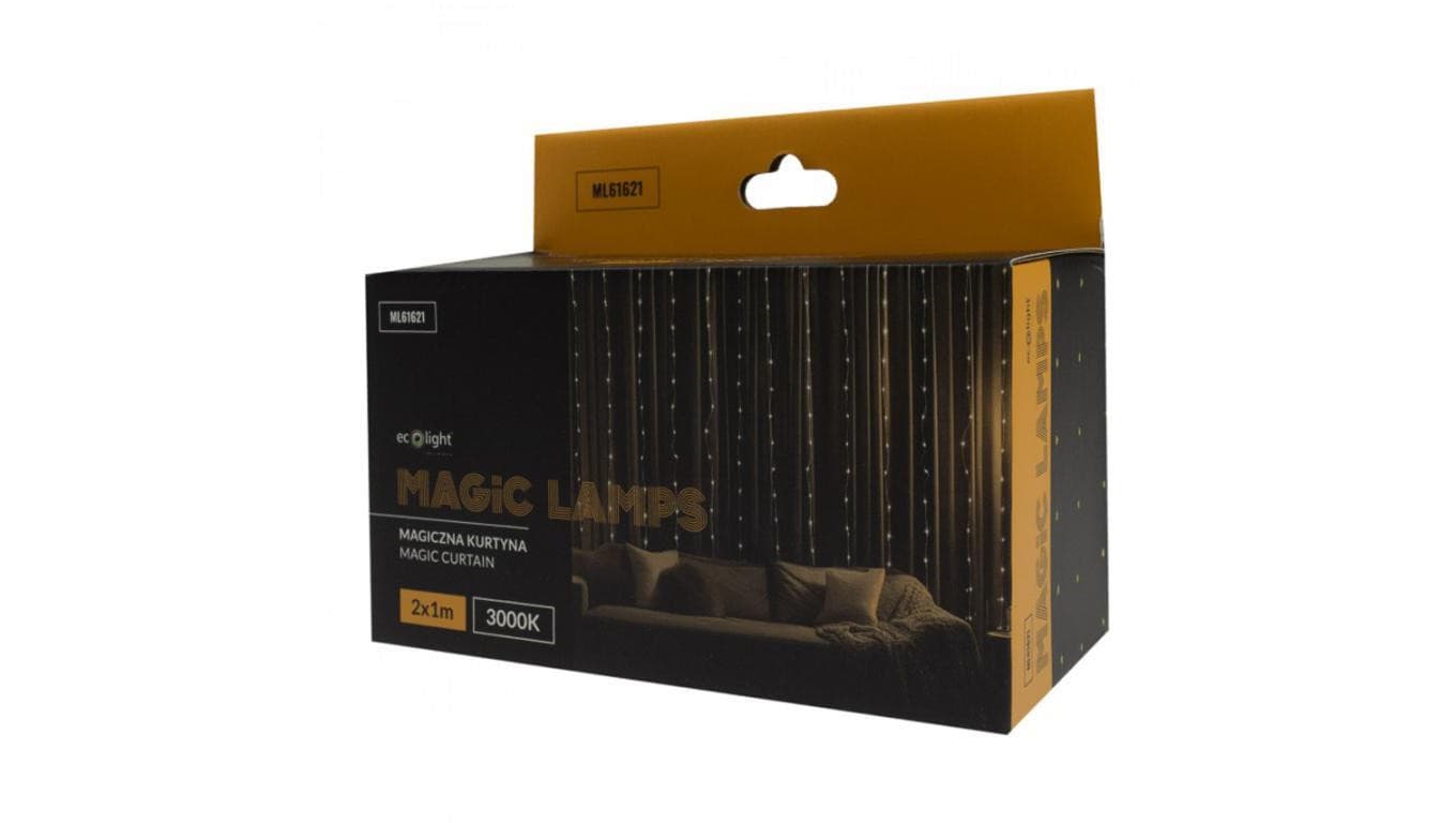 Magiczna kurtyna 200led 2m*1m 3000K,DC5V