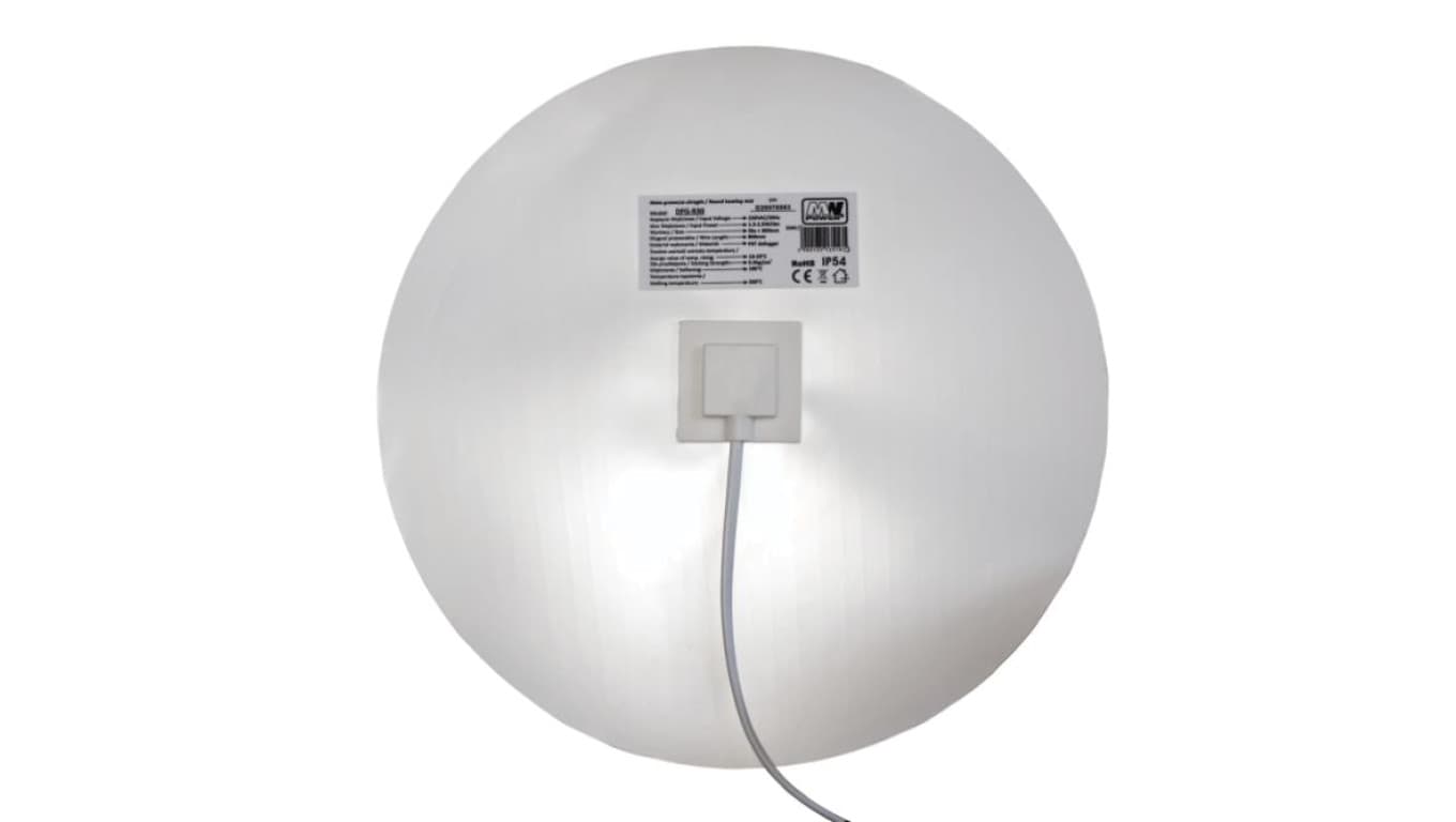 Mata grzewcza do luster okrągła 30 cm, antypara, defogger, samoprzylepna DFG-R30 MW Lighting