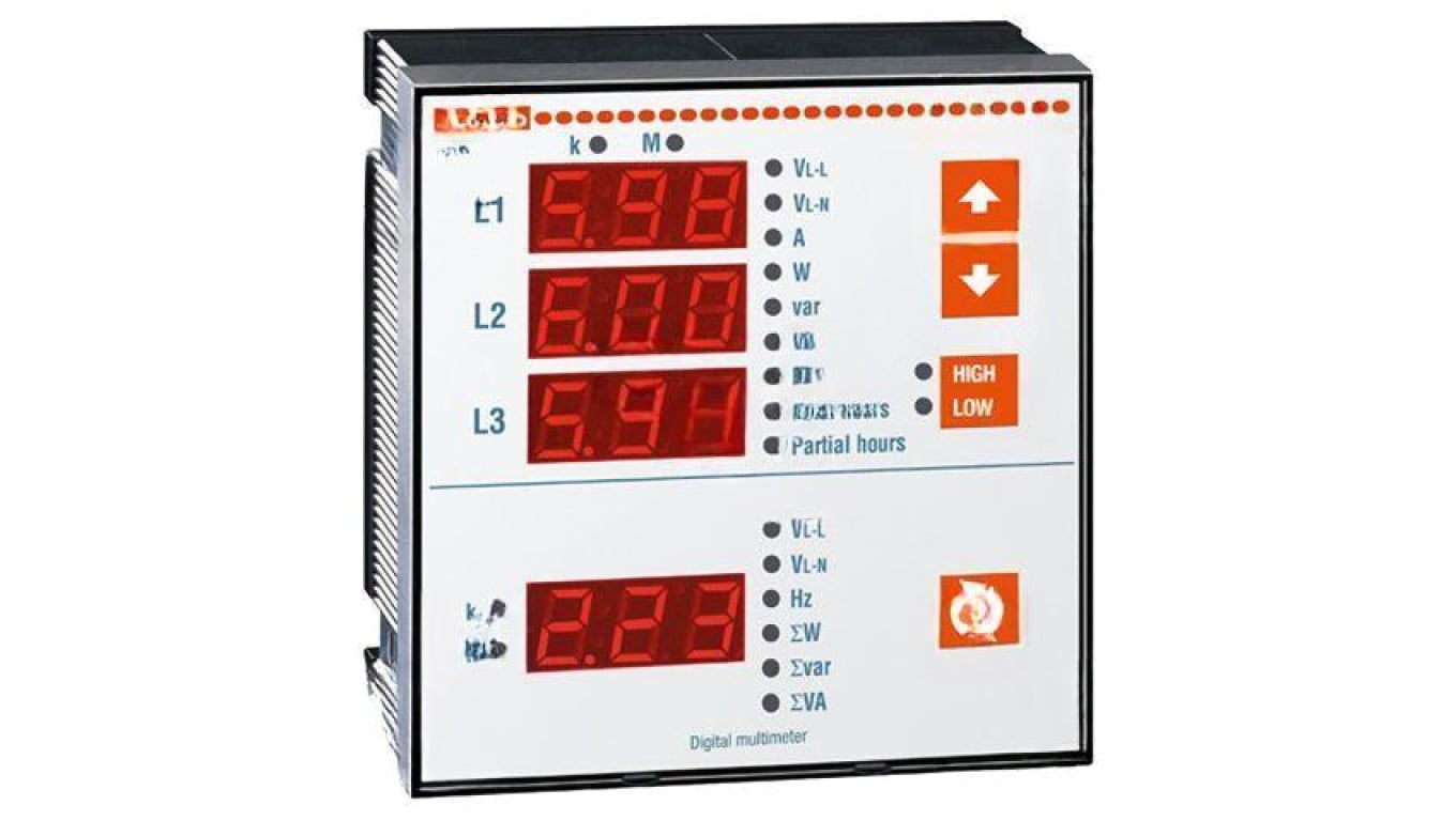 Miernik parametrów sieci, na panel, LED DMK 20