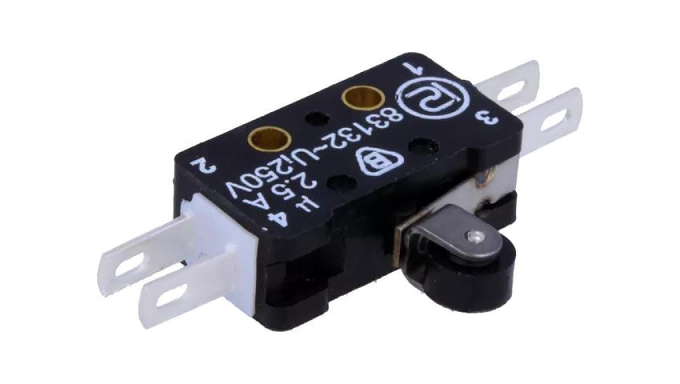 Mikroprzełącznik SNAP ACTION ON-(ON), 2,5A/250VAC 0,3A/220VDC 83 132 S54 ER7.5