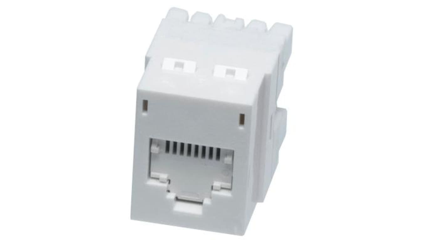 Modul keystone RJ45 UTP kat.6 nieekranowany DataGate+ biały Molex