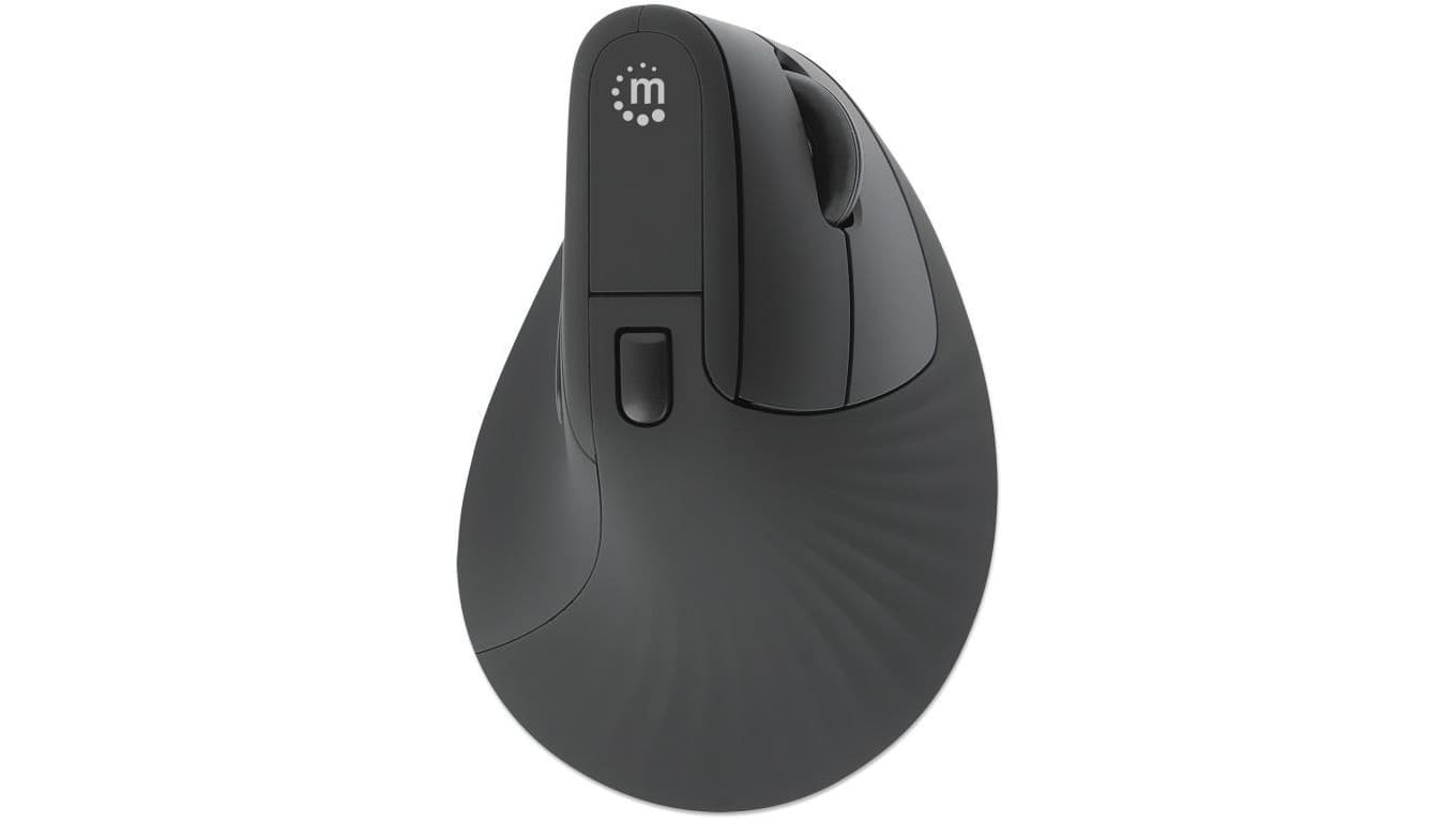 Myszka bezprzewodowa 2.4GHz RF USB pionowa 1600dpi optyczna