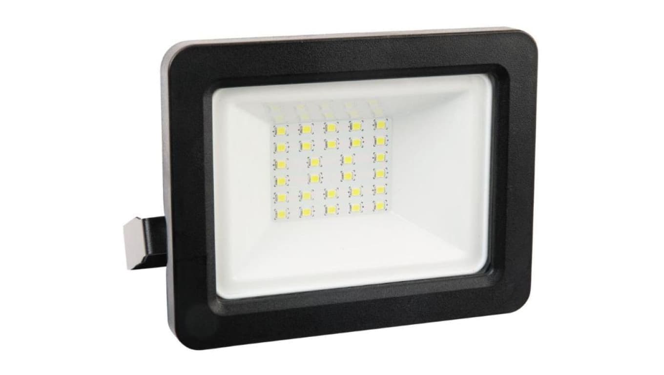 Naświetlacz LED 20W 1600lm 6500K 120 IP65 Czarny Goldlux