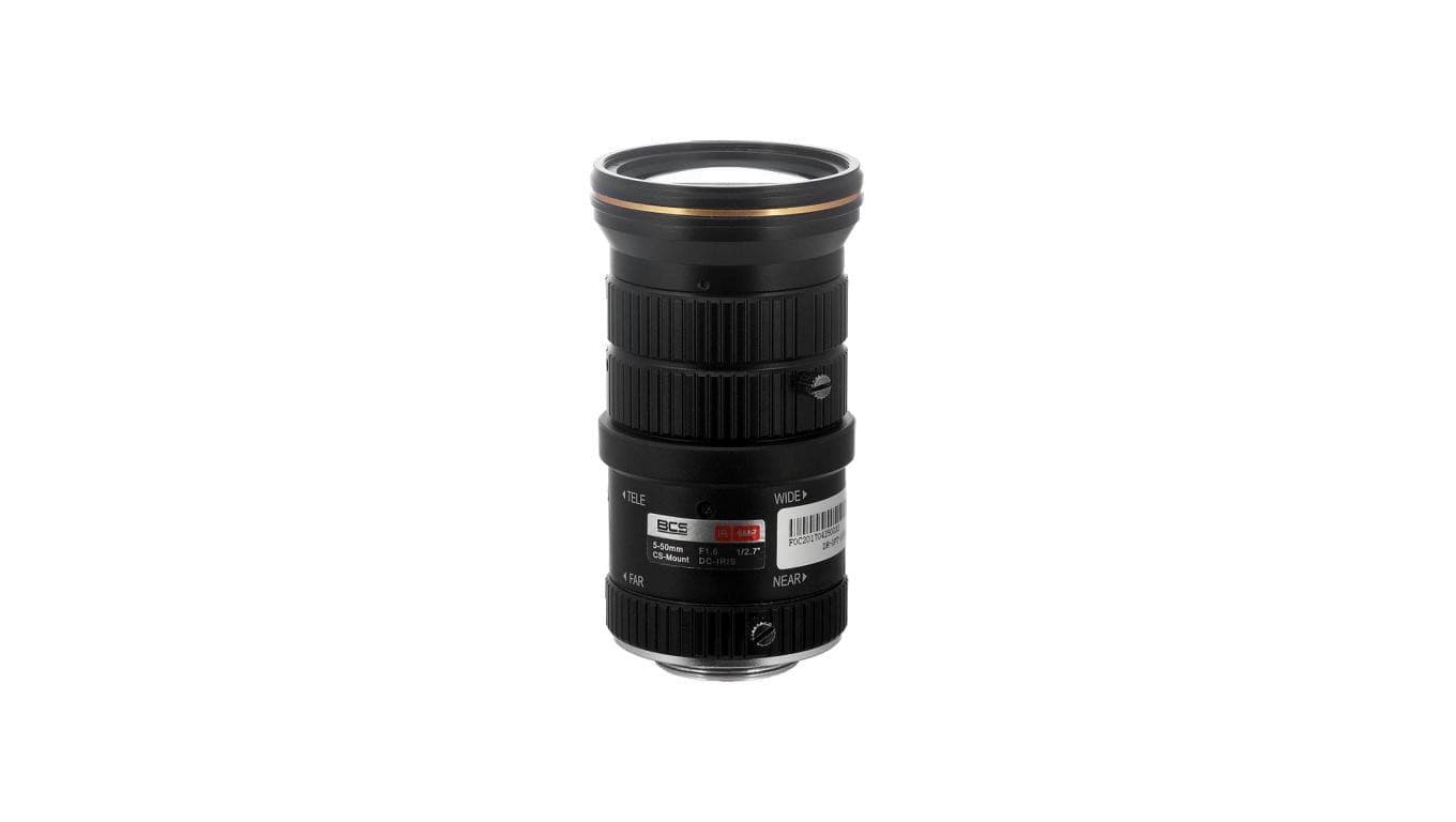 Obiektyw kamery CCTV do 6Mpx 1/2.7, 5-50mm BCS-05506MIR