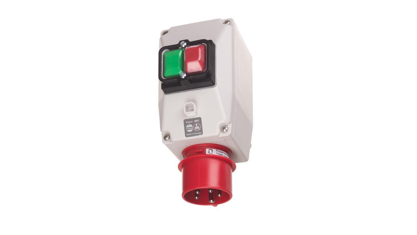 Obudowa IP54 ze zintegrowanym wtykiem CEE 3P+N+Z / 6h / 16A / 400V 207P048.00