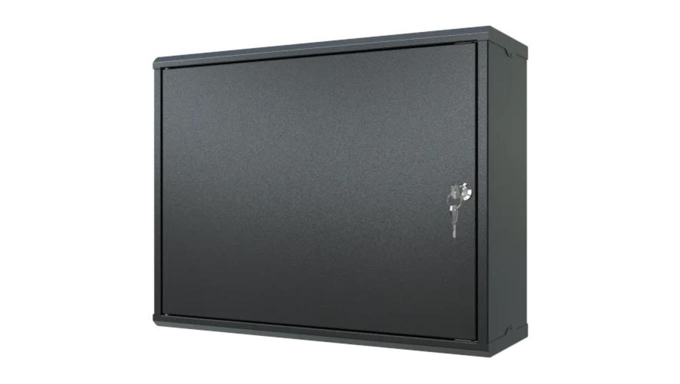 Obudowa metalowa szafka TPR-6 CATV 540x420x180mm czarna natynkowa