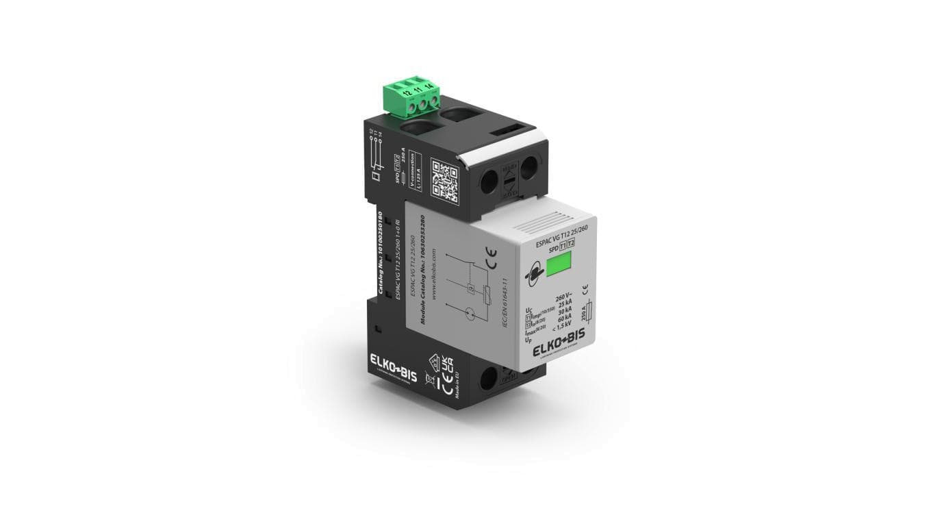 Ogranicznik przepięć ESPAC VG T12 25/260 1+0 RI 10100250180