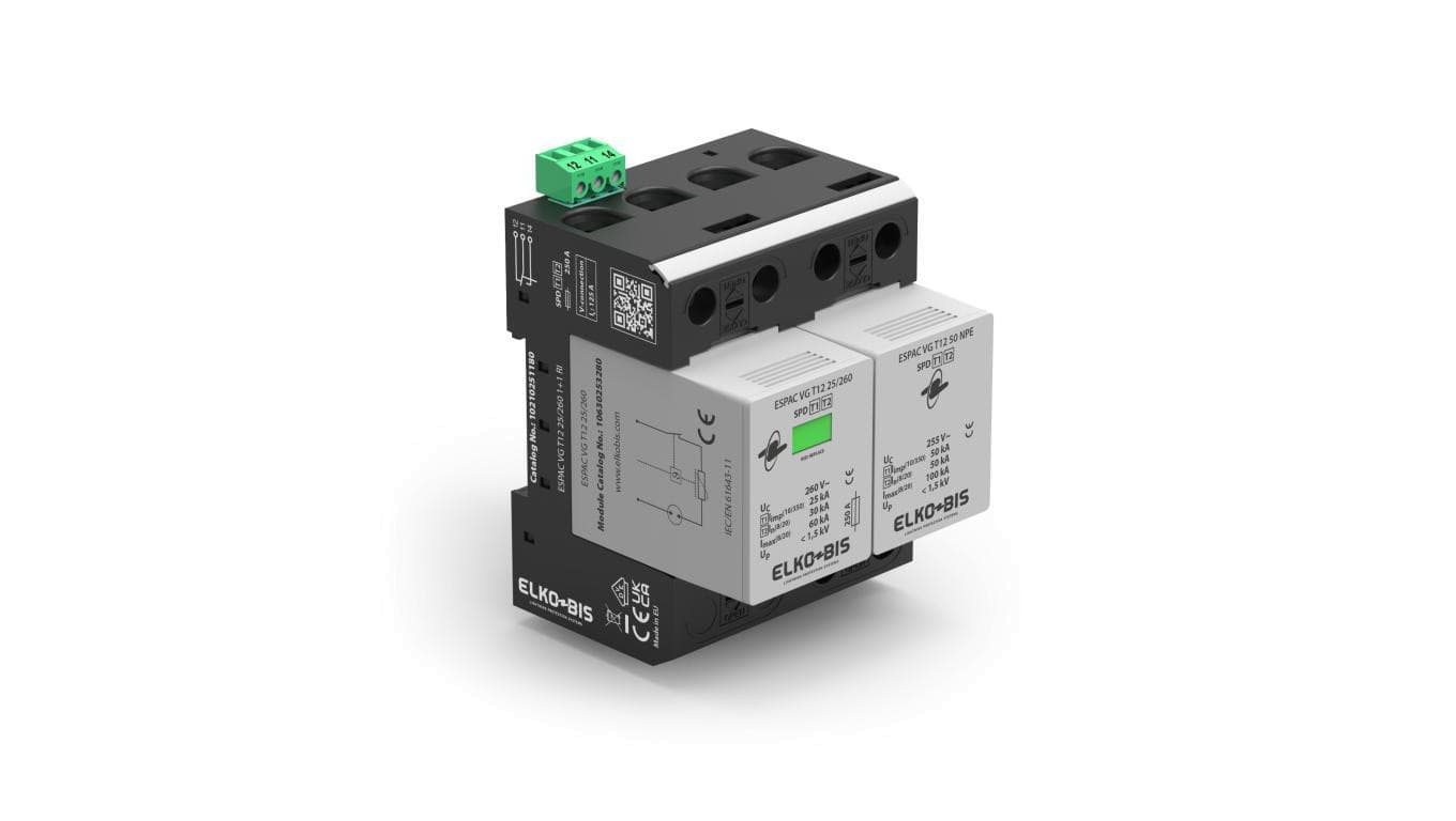 Ogranicznik przepięć ESPAC VG T12 25/260 1+1 RI 10210251180