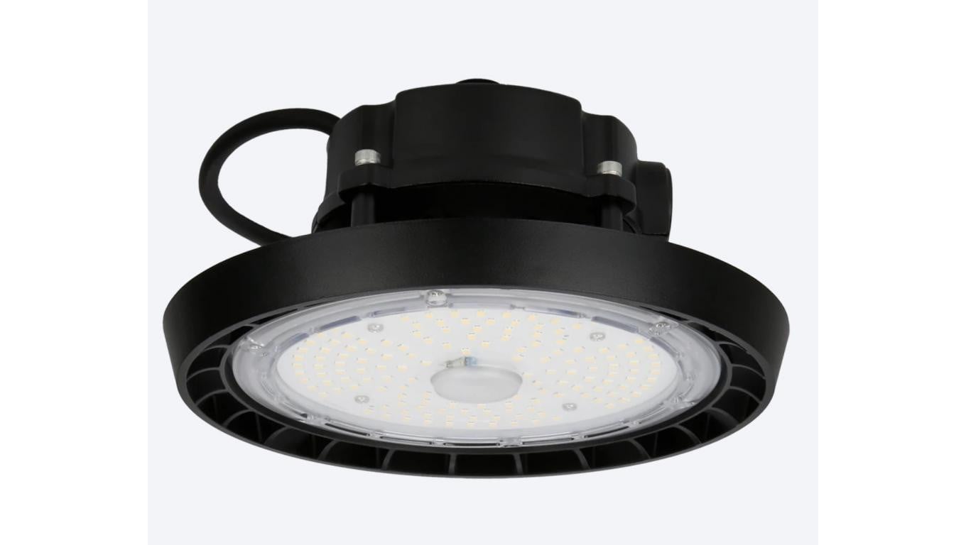 Oprawa High-bay SERON 4000K 100W / 80W / 60W 14000lm 120 IP65 czarna 5 lat gwar.