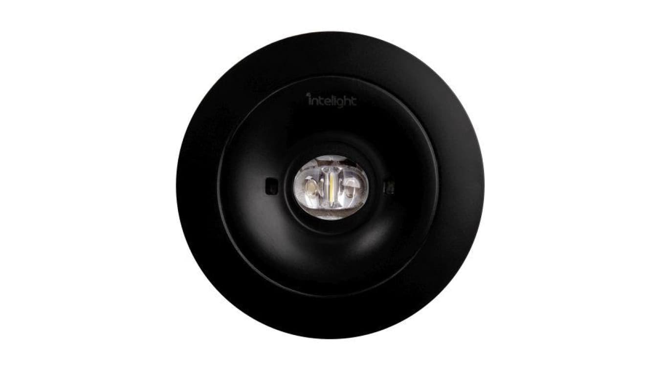 Oprawa awaryjna podtynkowa STARLET SPOT ROUND SC 350 NM 1H MT IP20 (IP65 – patrz akcesoria) BLK / 83639