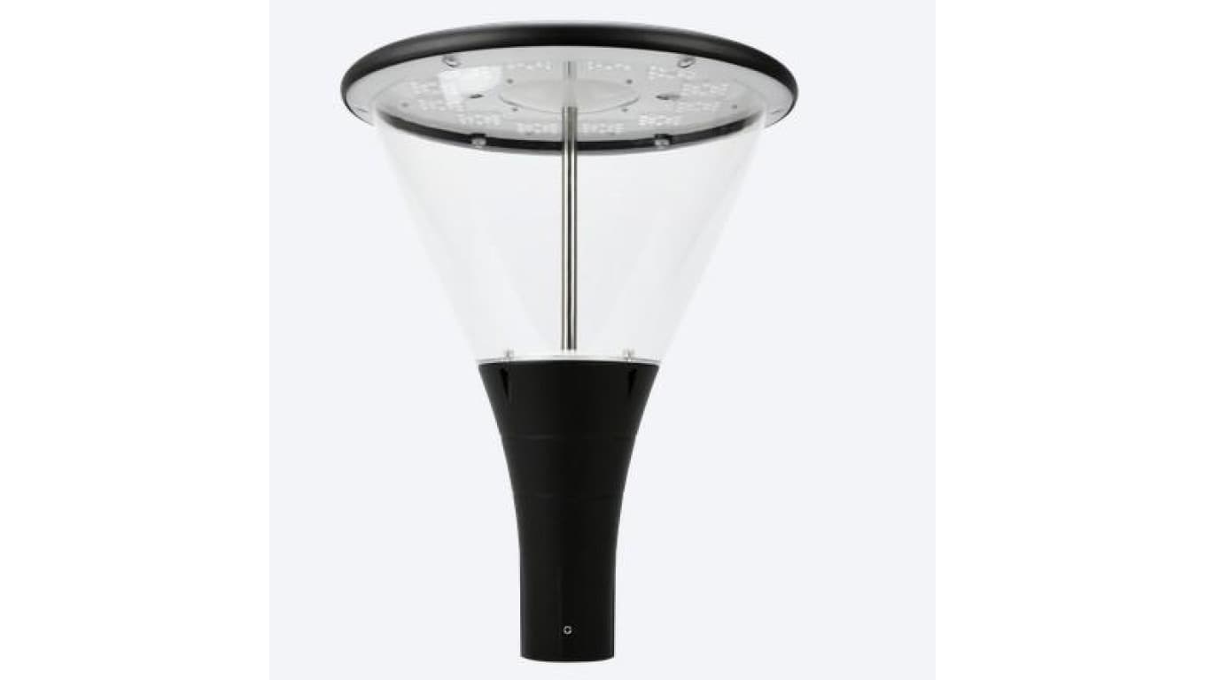 Oprawa parkowa placowa Nolina 30W 4000K 150lm/w 4500lm Czarna 5 lat gwar.