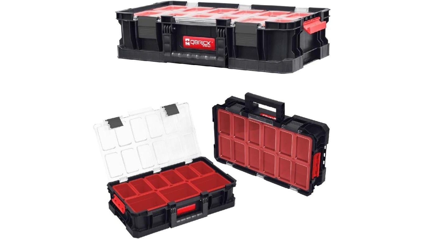 Organizer z przegrodami na narzędzia i akcesoria 527x307x125mm Qbrick System Two Plus
