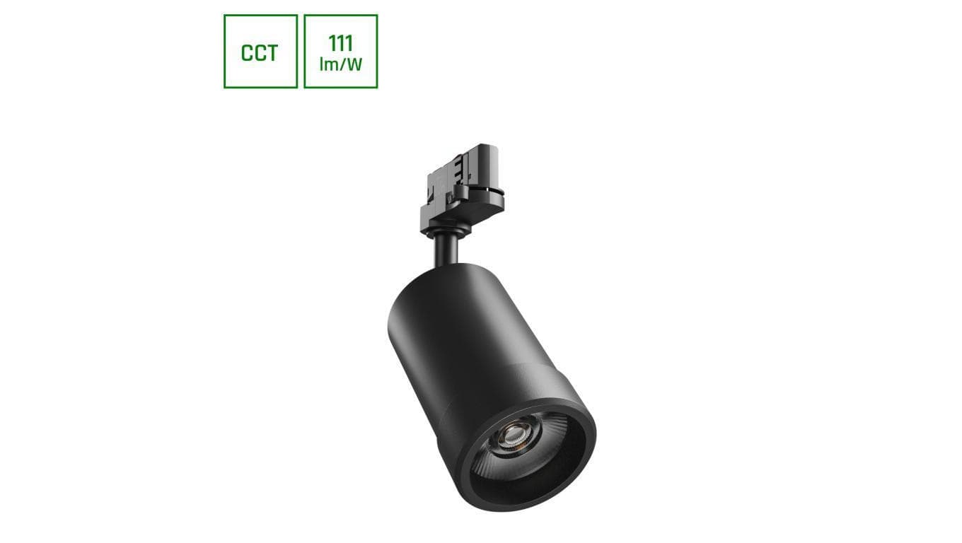 Projektor na szynoprzewód 3F PAVA BASIC 20W 2225lm 3CCT 20-45st czarny