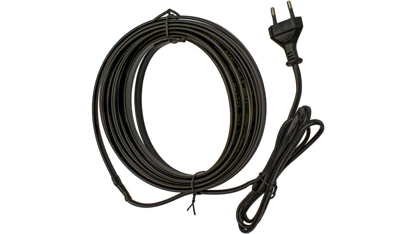 PRZEWÓD GRZEJNY kabel grzewczy samoregulujący z WTYCZKĄ 230V 10W 0.5M